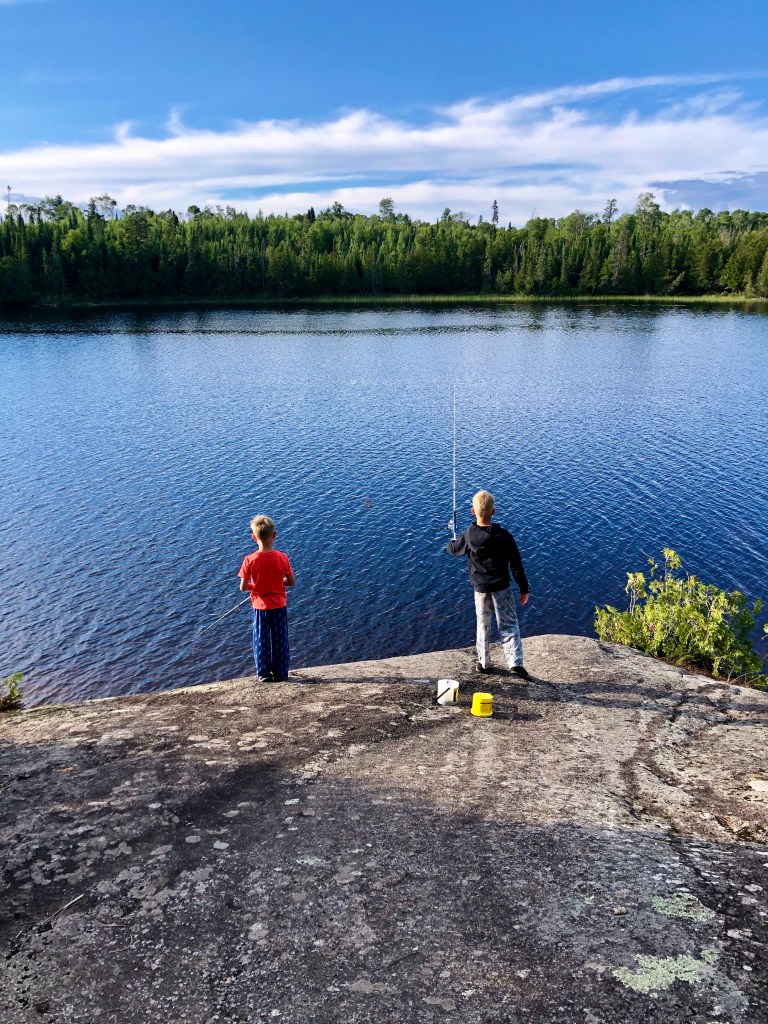 Fishing on Ham Lake